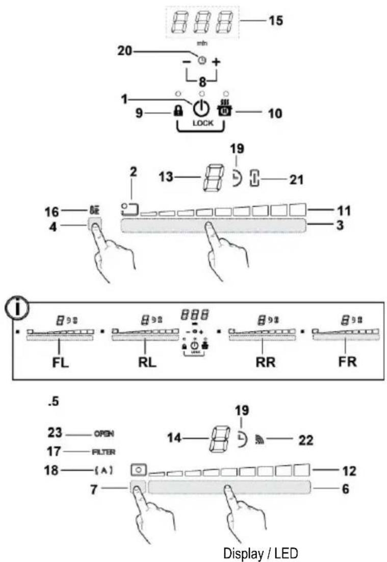 ELICA NIKOLATESLA SWITCH PRF0146210A - Kontrollpanel - 1