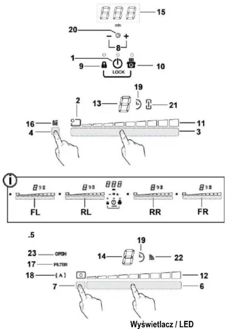 ELICA NIKOLATESLA SWITCH PRF0146210A - Panel sterowniczy - 1