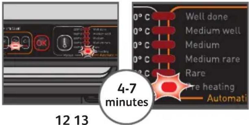 TEFAL OptiGrill GC7028 - 3A - Cuisson automatique avec 6 programmes automatiques - 9