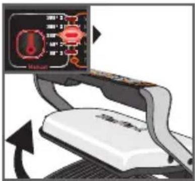 TEFAL OptiGrill GC7028 - 3B- cuisson en mode manuel - 2