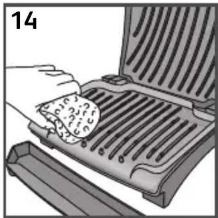 TEFAL GC430D - Important: Do not use heavy pressure on the lid of the grill at any time. - 4