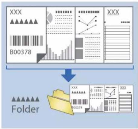 EPSON WorkForce DS6500N - Saisir des informations de code-barres et séparer en dossiers - 2