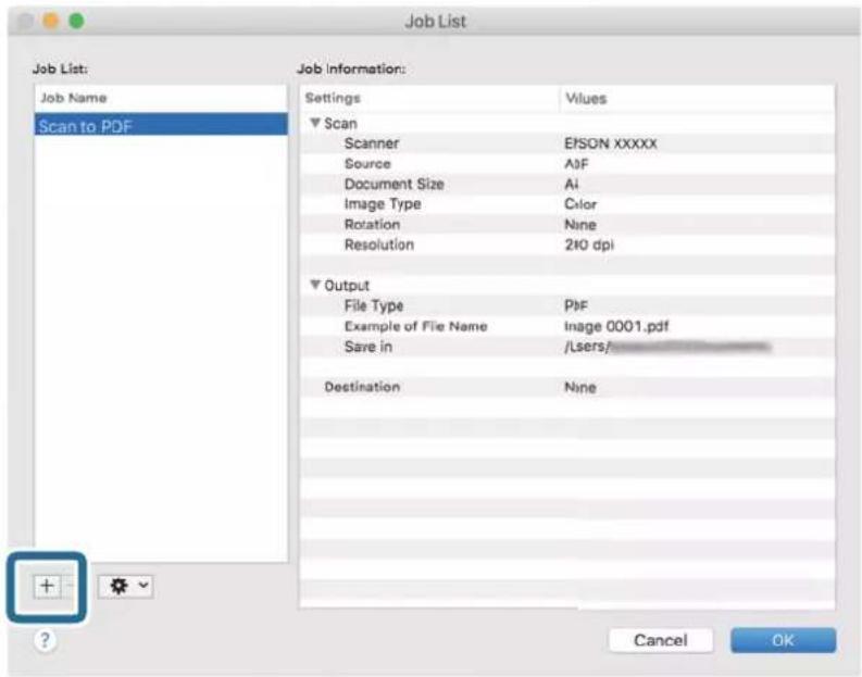 EPSON WorkForce DS6500N - Cliquez sur l'icône +. - 1