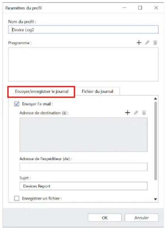 BROTHER ADS4500W - Créer un profil de journal du périphérique - 2