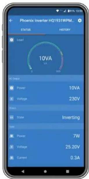 VICTRON ENERGY Sun Inverter - Surveillance via victronconnect - 1