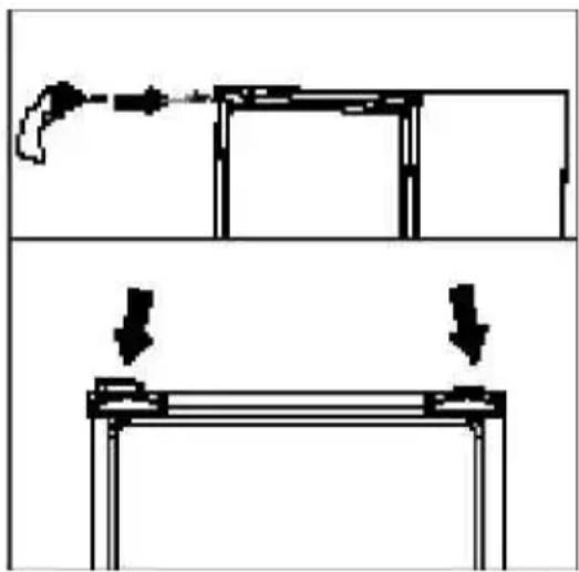 BEKO B5RCNA365HW - Fixation des cales en plastique - 1
