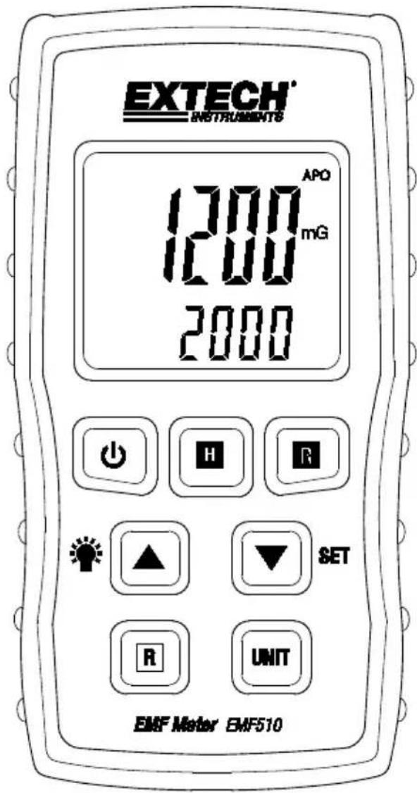 Extech EMF510 - Appareil de mesure CEM - 1