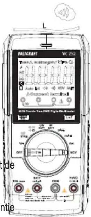 VOLTCRAFT VC252 - Contactloze AC-spanningstest "NCV" - 2