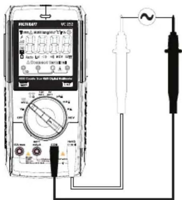 VOLTCRAFT VC252 - Mesure de la fréquence - 1