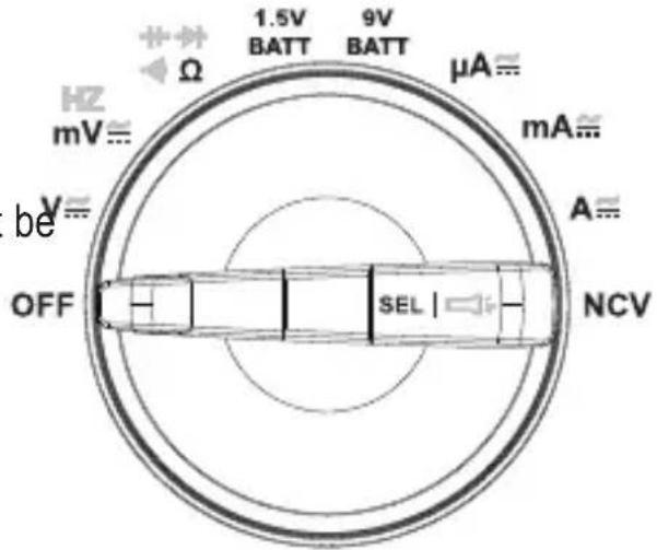 VOLTCRAFT VC252 - Control dial - 1
