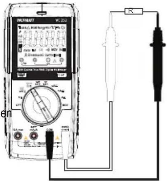 VOLTCRAFT VC252 - Widerstand messen - 2