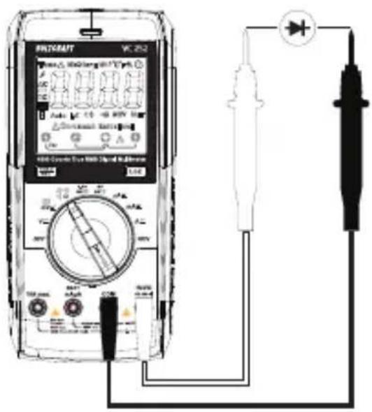 VOLTCRAFT VC252 - Diode test - 3