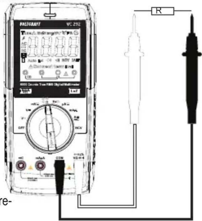 VOLTCRAFT VC292 - Resistance measurement - 2