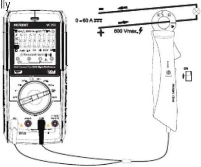 VOLTCRAFT VC292 - Measure alternating currents up to max. 60 A \~ - 1