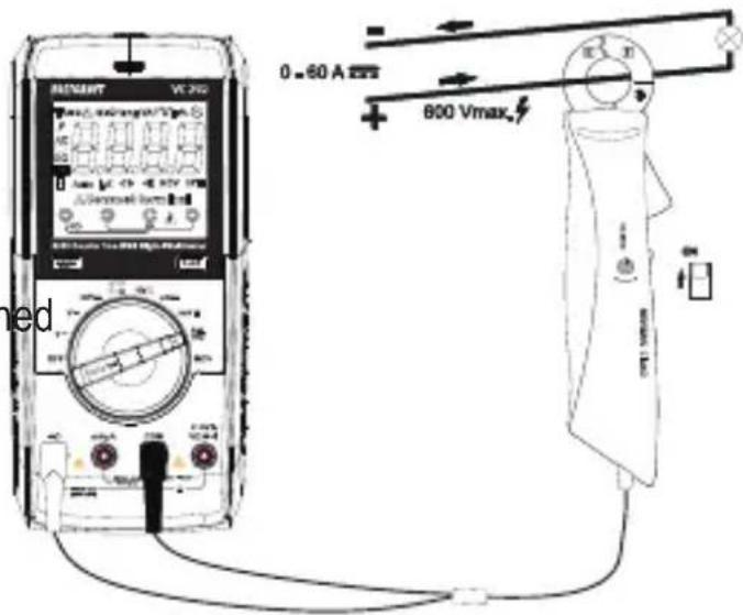 VOLTCRAFT VC292 - Measure alternating currents up to max. 60 A --- - 1