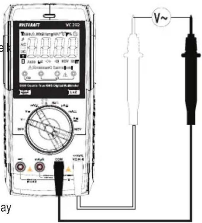 VOLTCRAFT VC292 - AC-spanning meten "V\~ - 1