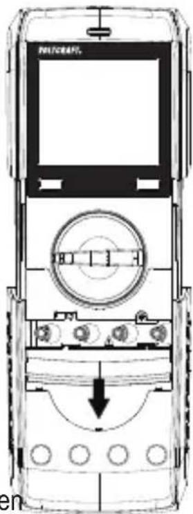 VOLTCRAFT VC292 - Het batterij-/zekeringvak openen - 1