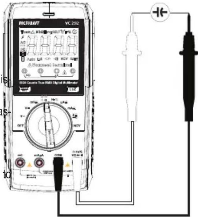 VOLTCRAFT VC292 - Capacitance measurement - 3