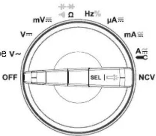 VOLTCRAFT VC292 - Control dial - 1