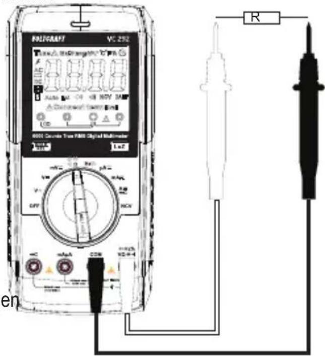 VOLTCRAFT VC292 - Weerstandsmeting - 2