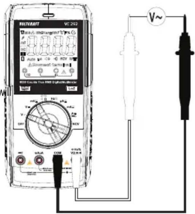 VOLTCRAFT VC292 - Measure mV/AC voltage "mV"\~ - 1