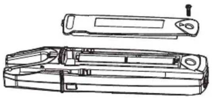 VOLTCRAFT VC1113 - a) Batterijen plaatsen - 2