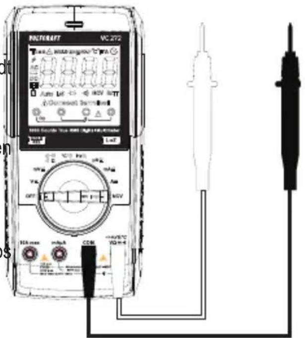 VOLTCRAFT VC272 - De multimeter in- en uitschakelen - 1
