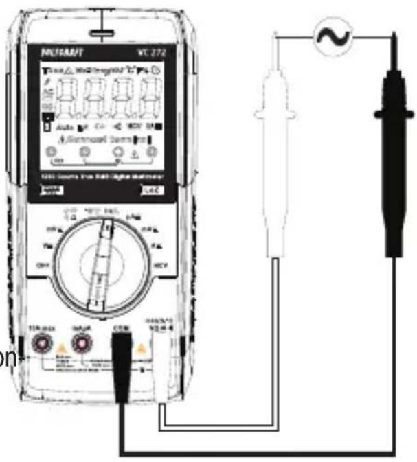 MULTI-MUT VC 272 Auto ▲ MΩ/Max/Min ▲ A-Standard Scale 1000 Counts from Full-Scale Multimeter OFF 1000 1000 1000 1000 1000 1000 1000 1000 1000 1000 1000 1000 1000 1000 1000 1000 1000 1000 1000 1000 100 ON