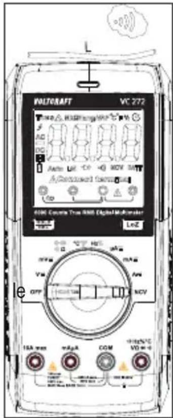 VOLTCRAFT VC272 - Test de tension alternative sans contact « NCV - 2