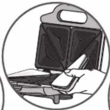 TEFAL UltraCompact Sandwich SM1550 - CE NU TREBUIE FĂCUT: - 12