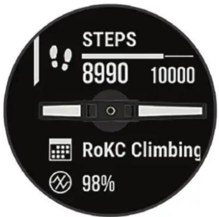 GARMIN Instinct Crossover - Appuyez sur UP ou DOWN. - 1
