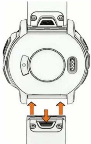 GARMIN Instinct Crossover - Remplacement d'un bracelet à barrette ressort - 2
