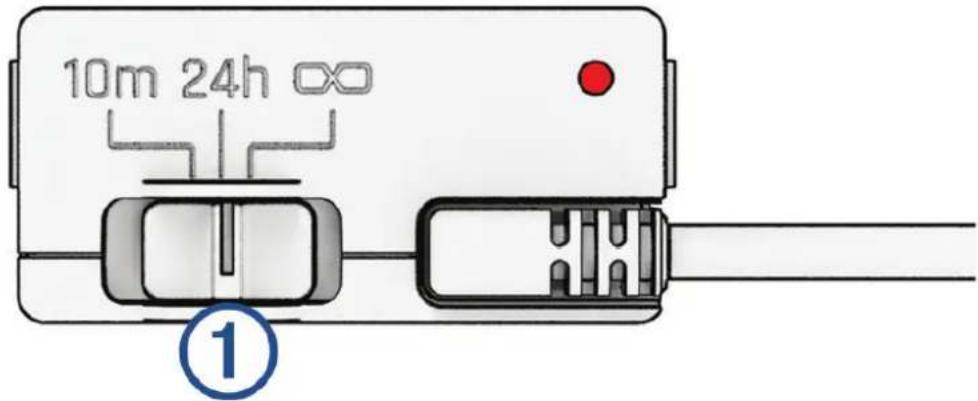 GARMIN Dash Cam Live - Commutateur de temps - 1