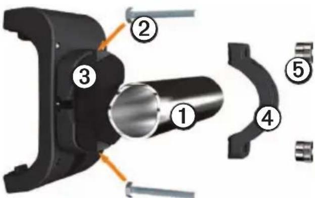 GARMIN Montana Handlebar Mount - AVVERTENZA - 1