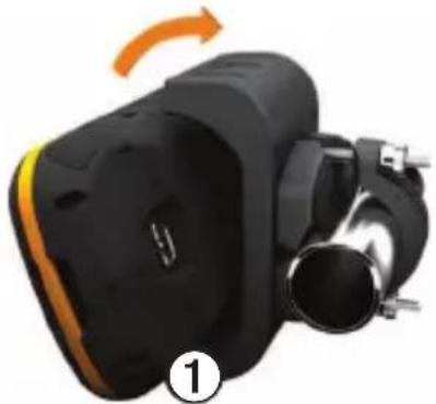 GARMIN Montana Handlebar Mount - Montana-laitteen asentaminen telineeseen - 1