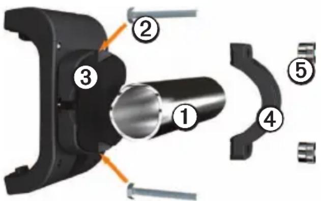 GARMIN Montana Handlebar Mount - Montage du support - 1