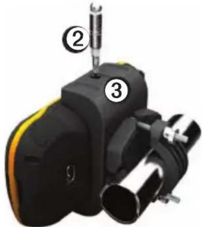 GARMIN Montana Handlebar Mount - Montere Montana-enheten i braketten - 2