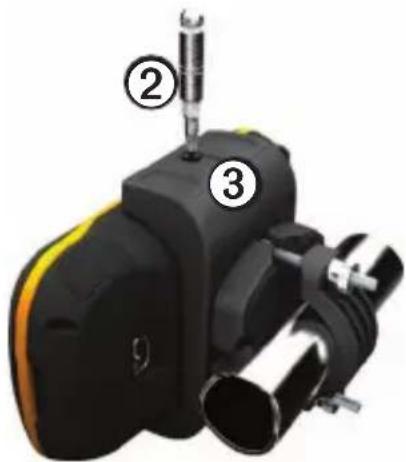 GARMIN Montana Handlebar Mount - Montana-laitteen asentaminen telineeseen - 2