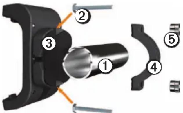 GARMIN Montana Handlebar Mount - MERKNAD - 1