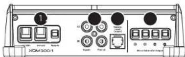 JL Audio XDM3001 - Connexions - 1
