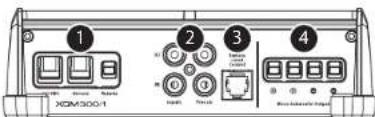 JL Audio XDM3001 - CONEXIONES - 1