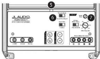 JL Audio XDM3001 - CONTROLS - 1