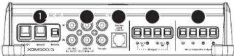 JL Audio XDM503 - CONNECTIONS - 1