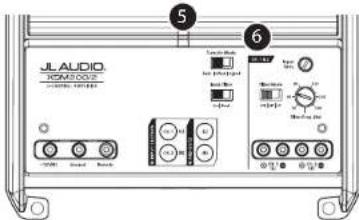 JL Audio XDM2002 - Boutons de réglage - 1