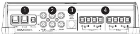 JL Audio XDM4004 - CONEXIONES - 1