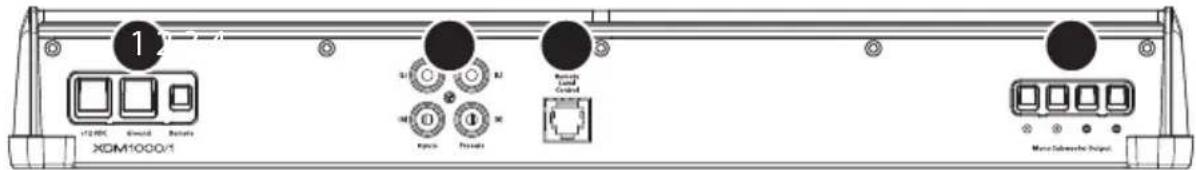 JL Audio XDM10001 - CONEXIONES - 1
