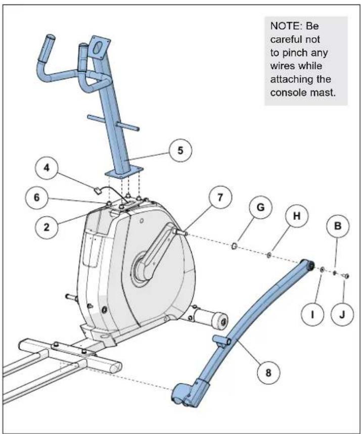 Horizon Fitness EX59 - ASSEMBLY STEP 3 - 2