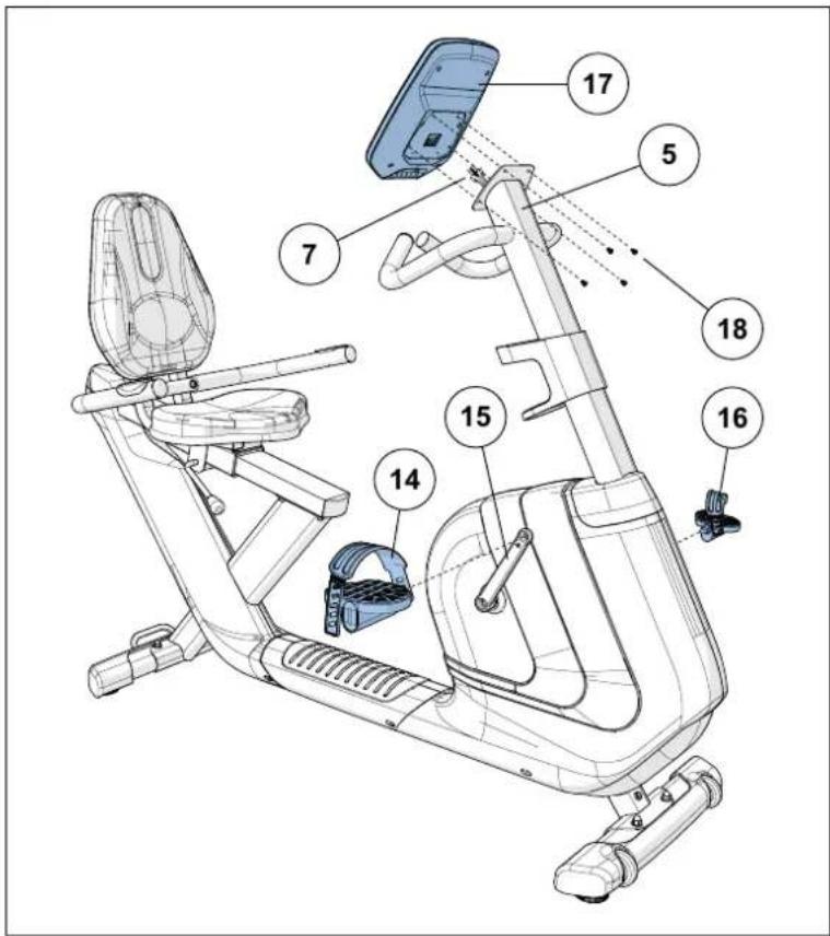 Horizon Fitness Comfort U - Assemblage du comfort rétape 6 - 4
