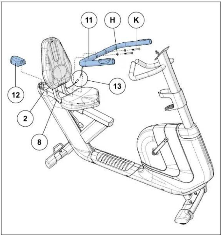 Horizon Fitness Comfort U - COMFORT R ASSEMBLY STEP 6 - 1