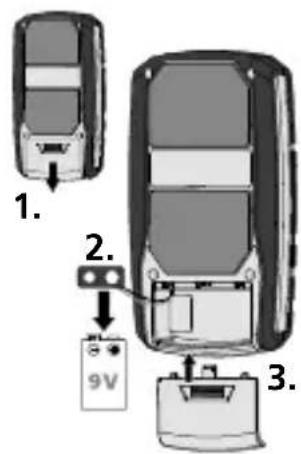 Laserliner MoistureFinder Compact - Pilin takılması - 1